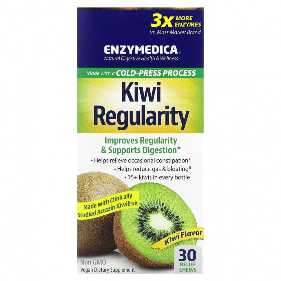   Enzymedica, Kiwi Regularity,  , 30         -     -,    