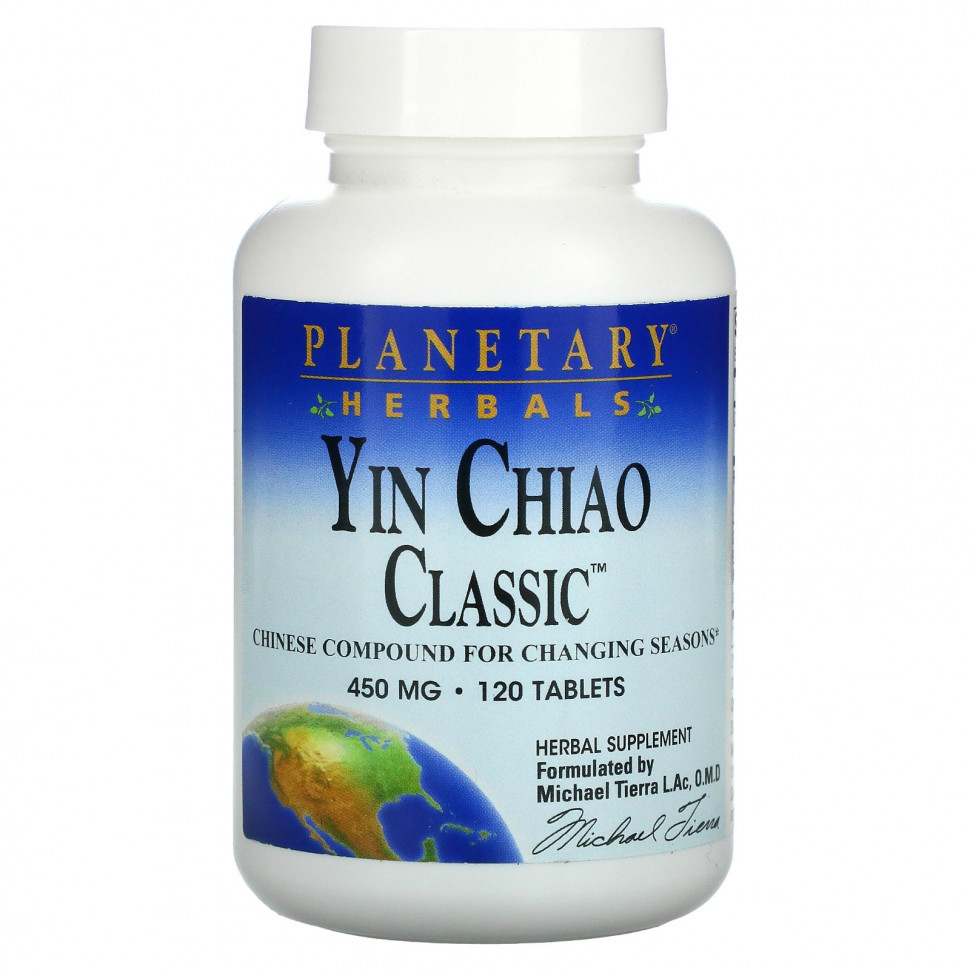   Planetary Herbals, Yin Chiao Classic, 450 , 120     -     -,    