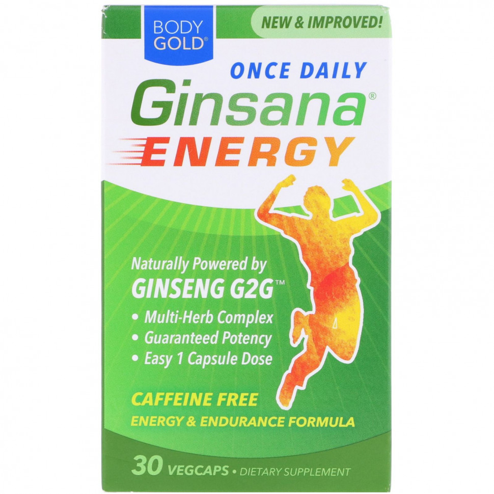   BodyGold, Ginsana Energy,  , 30      -     -,    