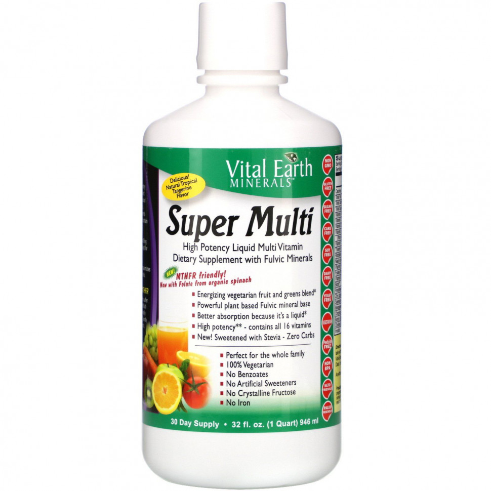   Vital Earth Minerals, Super Multi,  ,    , 946  (32 . )    -     -,    