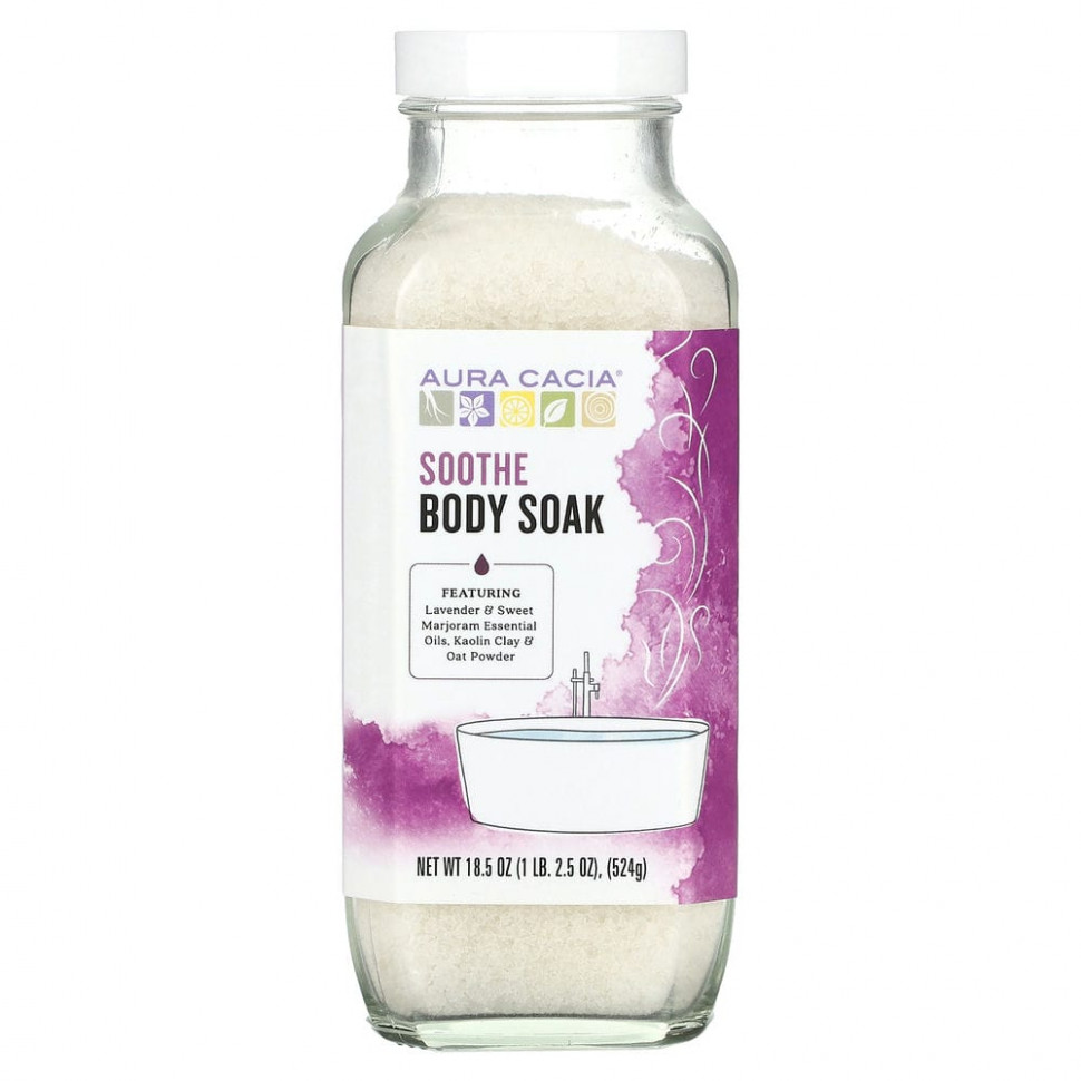   Aura Cacia, Body Soak, Soothe, 524  (18,5 )    -     -,    