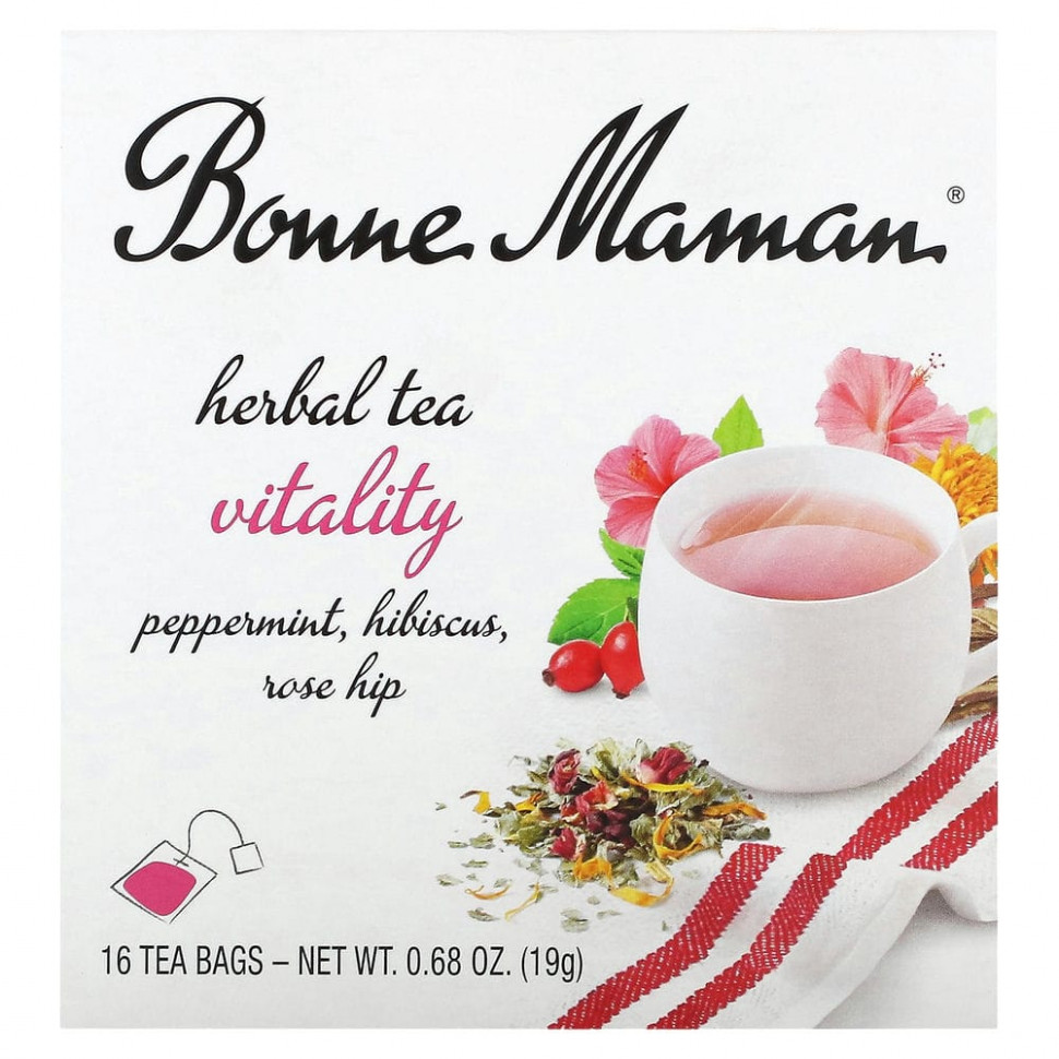   Bonne Maman, Herbal Tea, Vitality,  , 16  , 19  (0,68 )    -     -,    