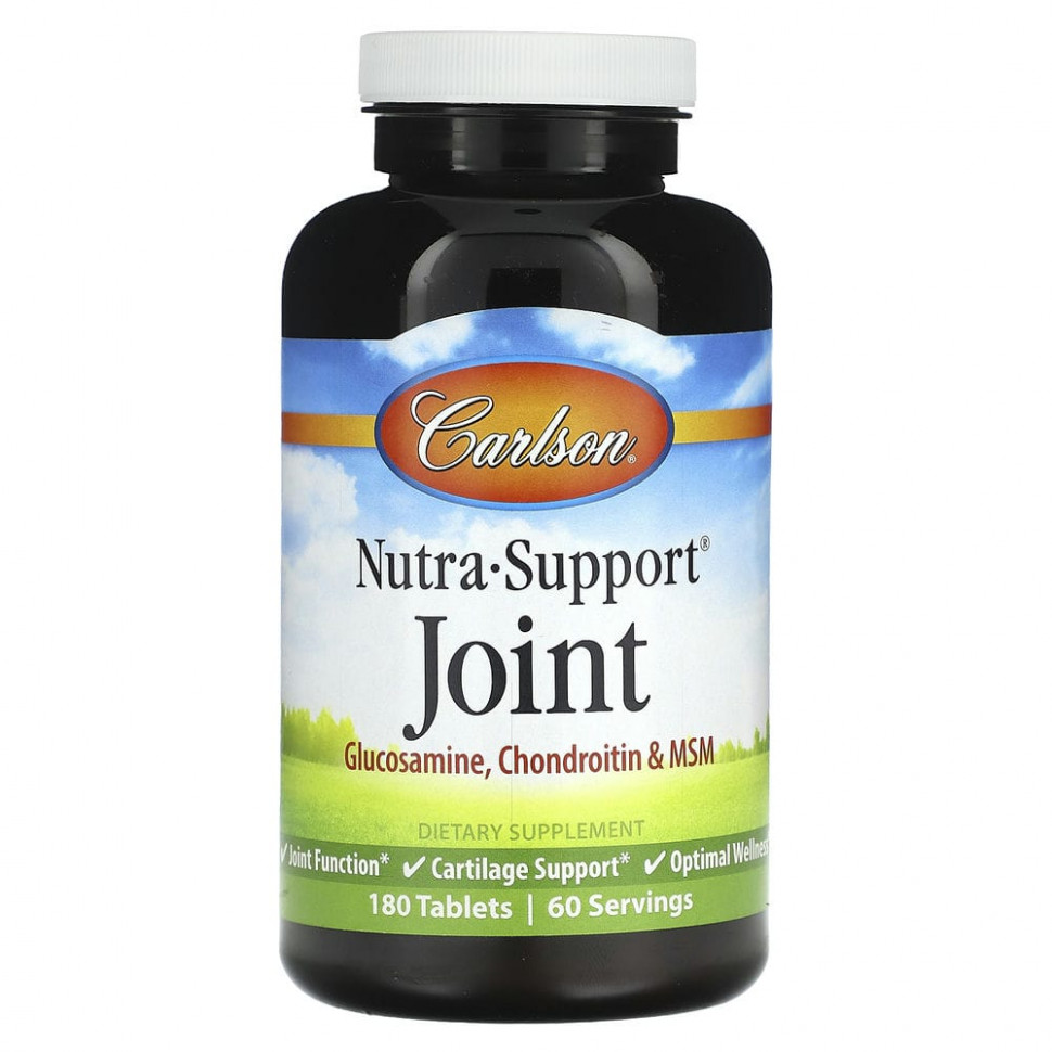   Carlson, Nutra-Support Joint, 180 Tabs    -     -,    