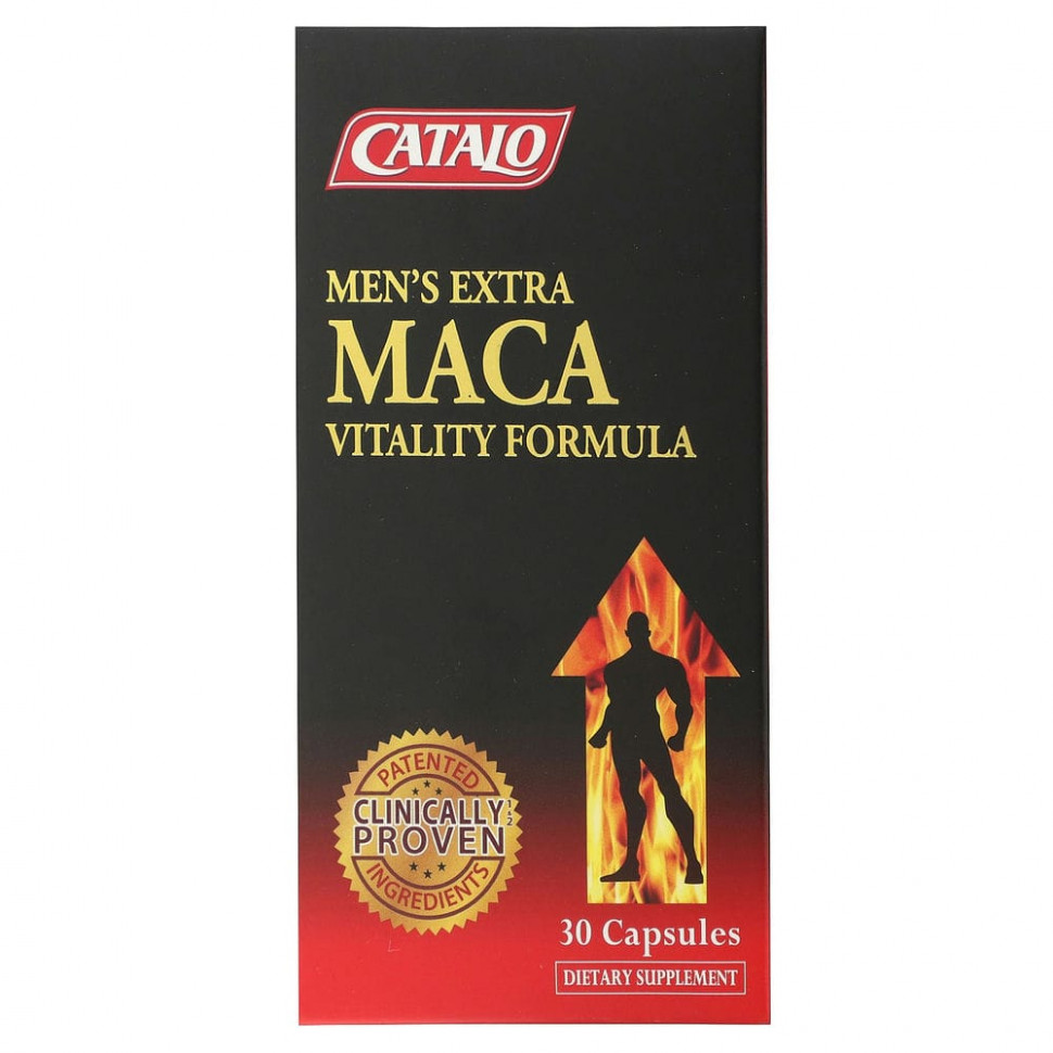   Catalo Naturals, Men's Extra Maca Vitality Formula, 30     -     -,    