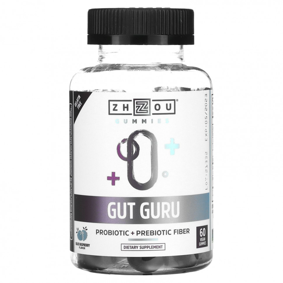   Zhou Nutrition, Gut Guru,  , 60       -     -,    