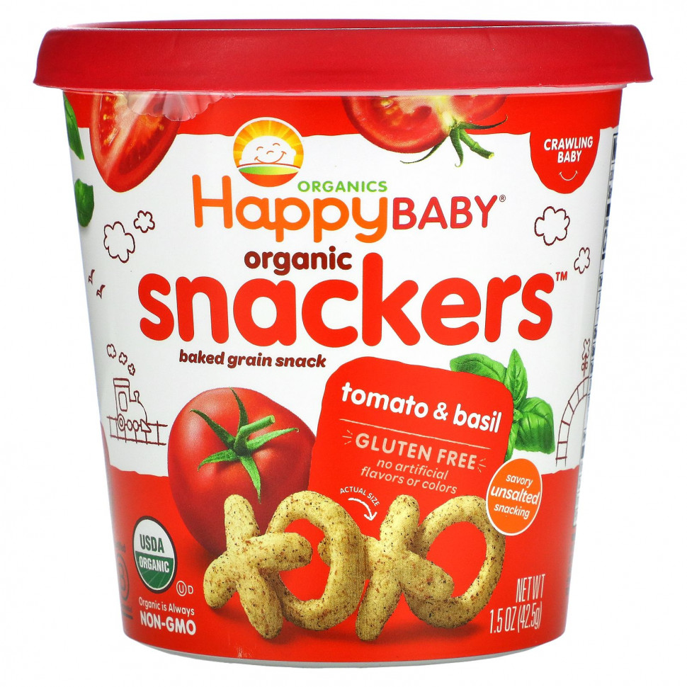   Happy Family Organics, Organic Snackers,   , 42,5  (1,5 )    -     -,    