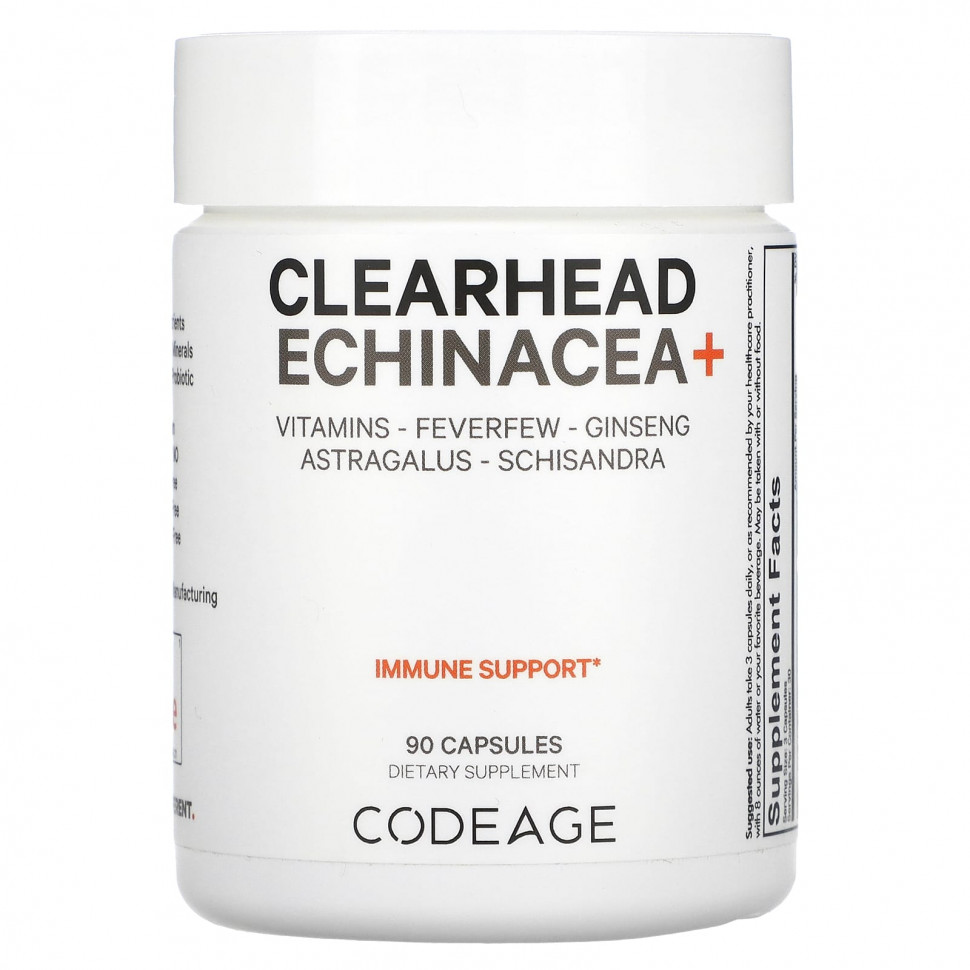   Codeage, Clearhead Echinacea +, 90     -     -,    