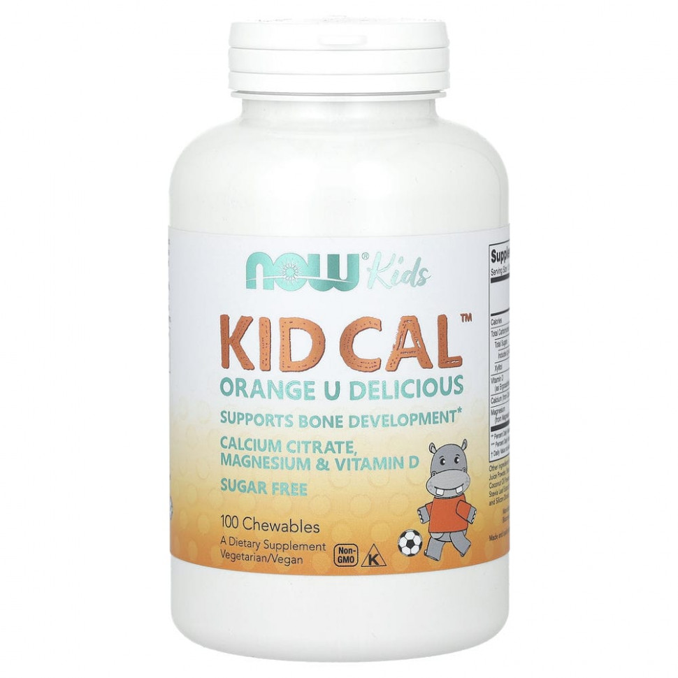   NOW Foods, Kid Cal, 100      -     -,    