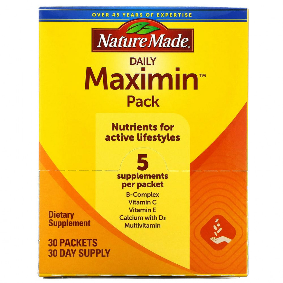   Nature Made, Daily Maximin Pack,   , 6   , 30     -     -,    