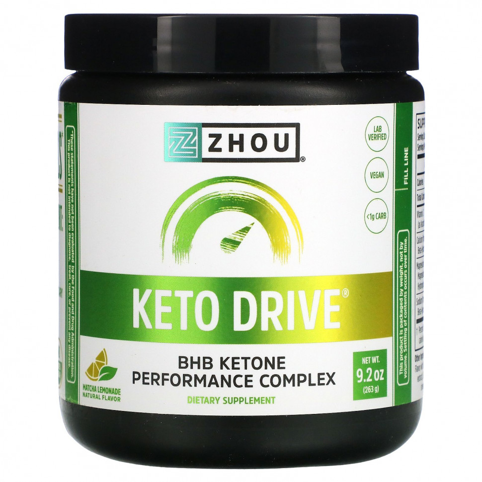   Zhou Nutrition, Keto Drive,   , 263  (9,2 )    -     -,    