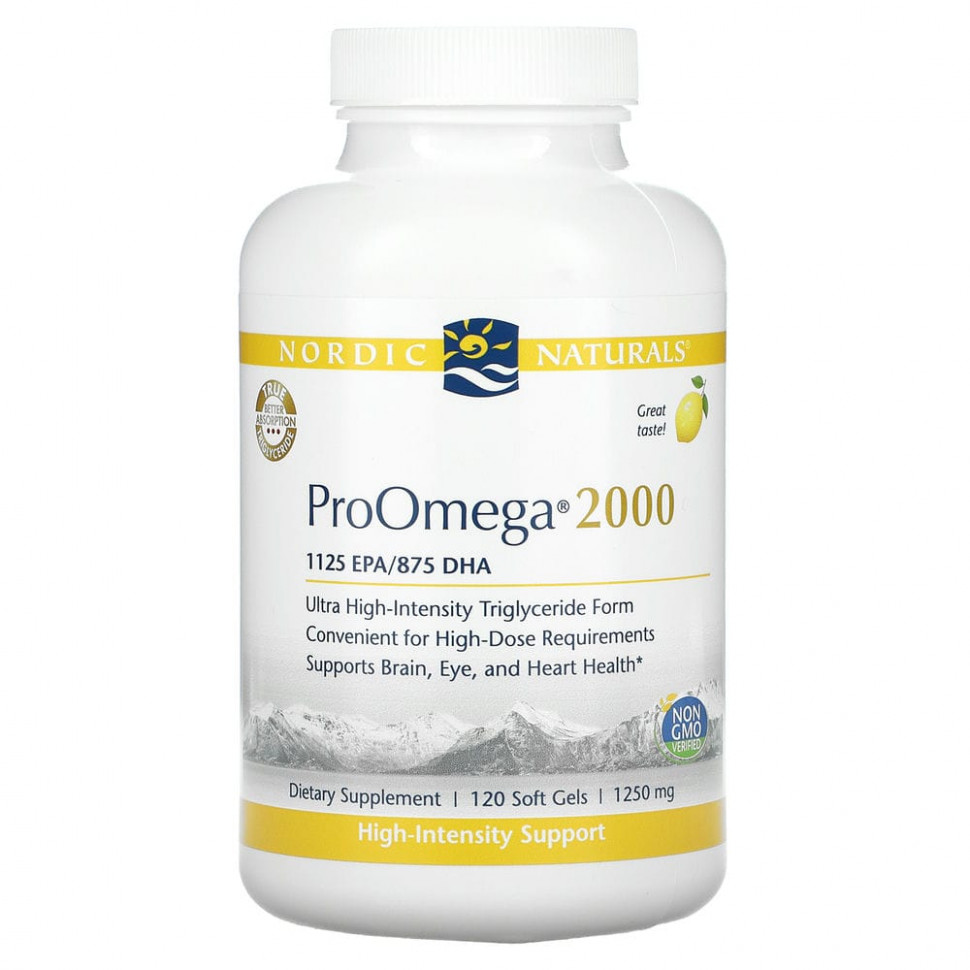   Nordic Naturals, ProOmega 2000, , 1,250 , 120      -     -,    