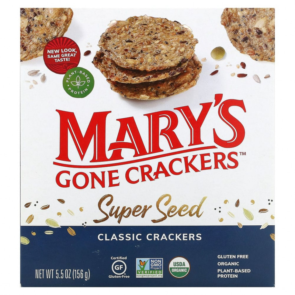   Mary's Gone Crackers, Super Seed,  ,  , 156  (5,5 )    -     -,    