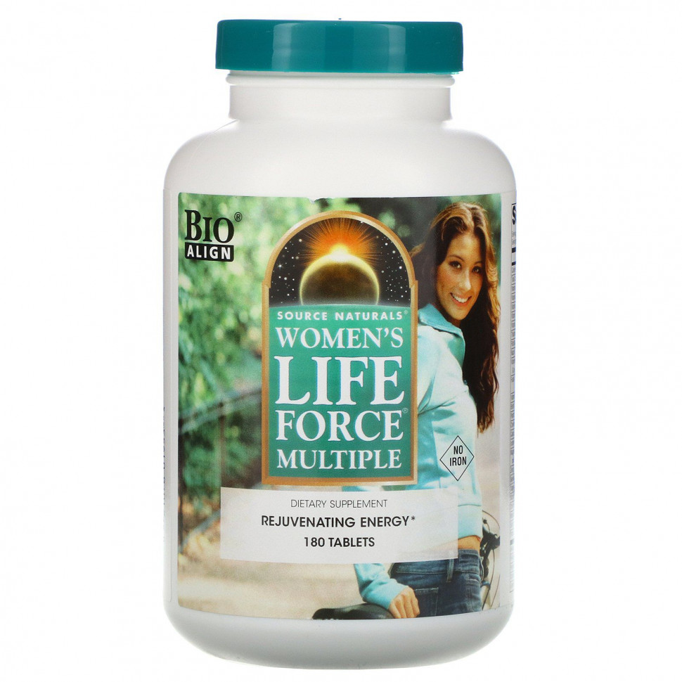   Source Naturals, Women's Life Force Multiple,  , 180     -     -,    