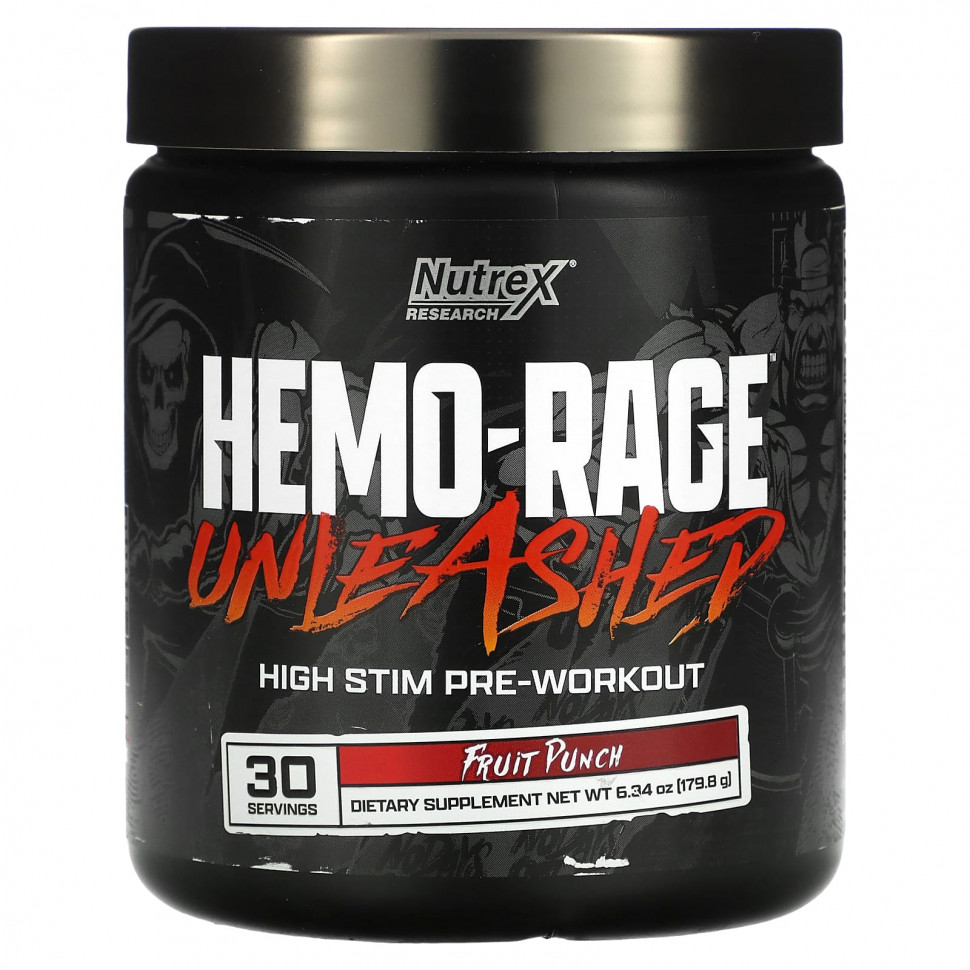   Nutrex Research, Hemo-Rage, Unleashed,     ,  , 179,8  (6,34 )    -     -,    