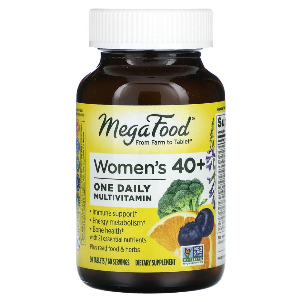   MegaFood, Women Over 40,     40 ,      , 60     -     -,    