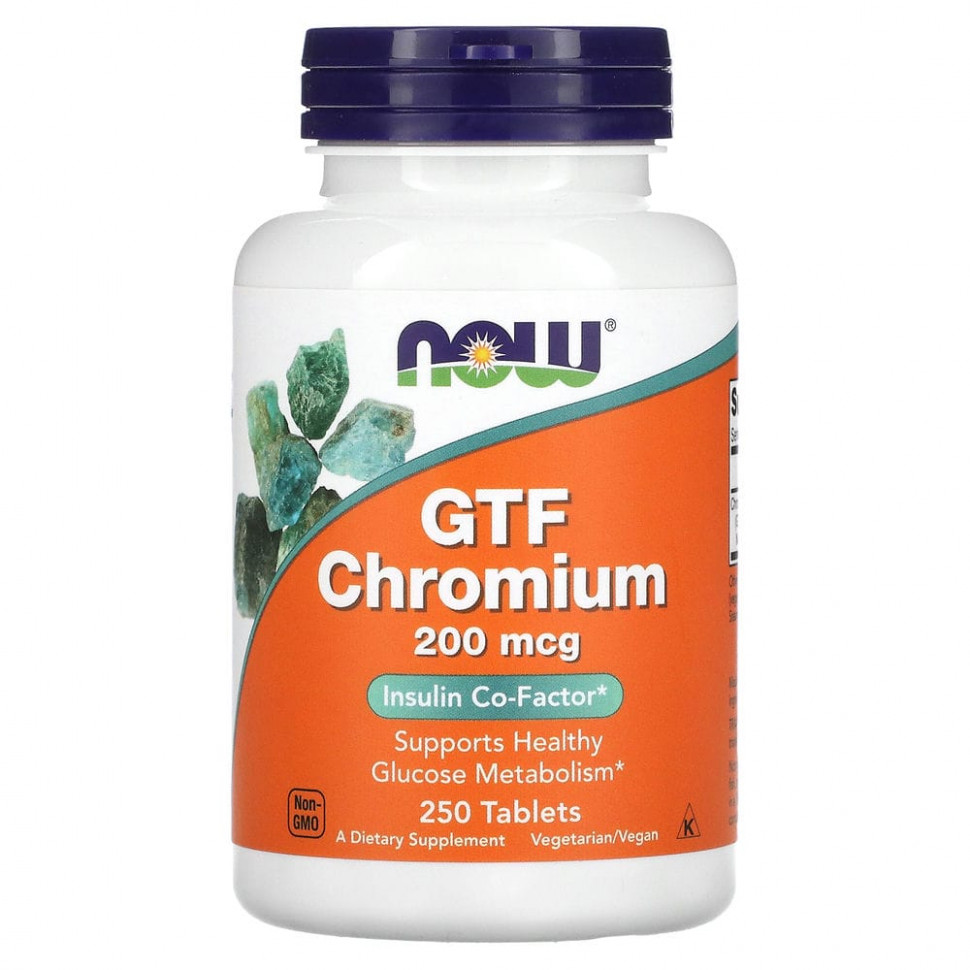   NOW Foods, GTF Chromium, 200 , 250     -     -,    