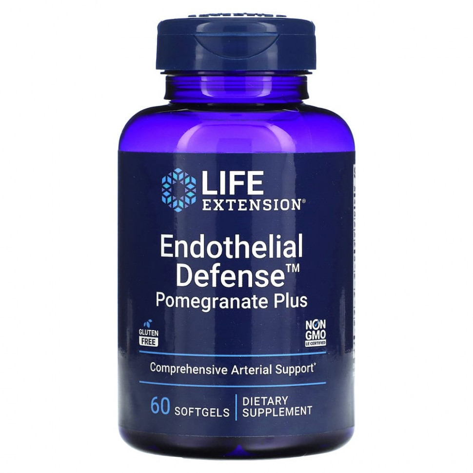   Life Extension,  ,   Pomegranate Plus, 60     -     -,    