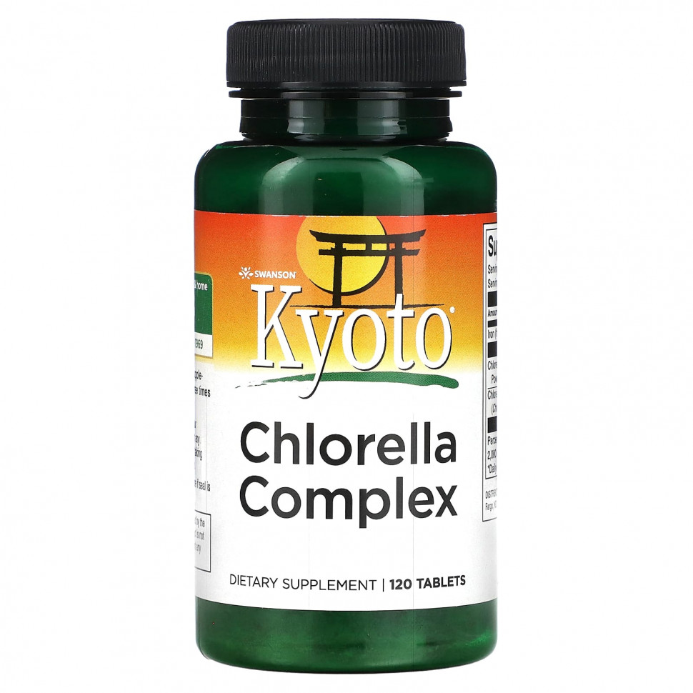   Swanson, Kyoto Chlorella Complex, 120     -     -,    