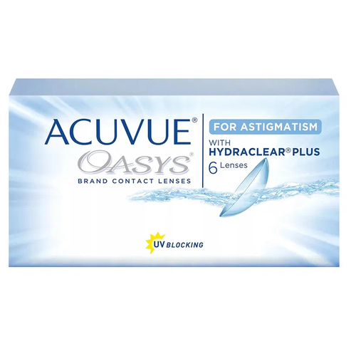     ACUVUE OASYS For Astigmatism with Hydraclear Plus, 6 ., R 8,6, D +5,75,CYL:-2,25,A:150   -     -,    