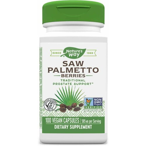   Saw Palmetto Berries 100 vcaps   -     -,    