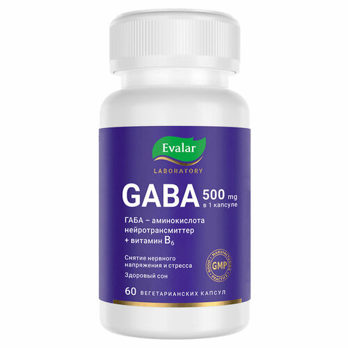   GABA 500 , 60 , Evalar Laboratory   -     -,    