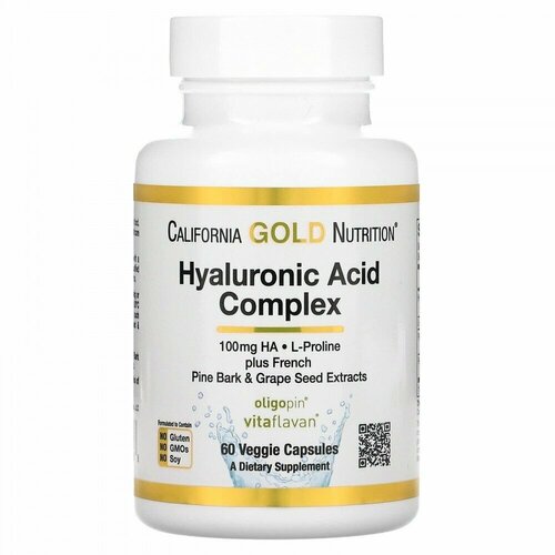   California Gold Nutrition Hyaluronic Acid Complex, 150 , 50 , 60 .   -     -,    