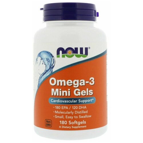   Omega-3 Mini Gels ., 200 , 180 .   -     -,    