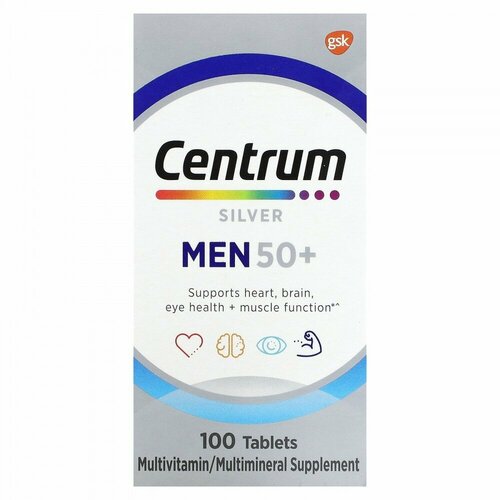         Centrum Silver Men 50+ 100   -     -,    