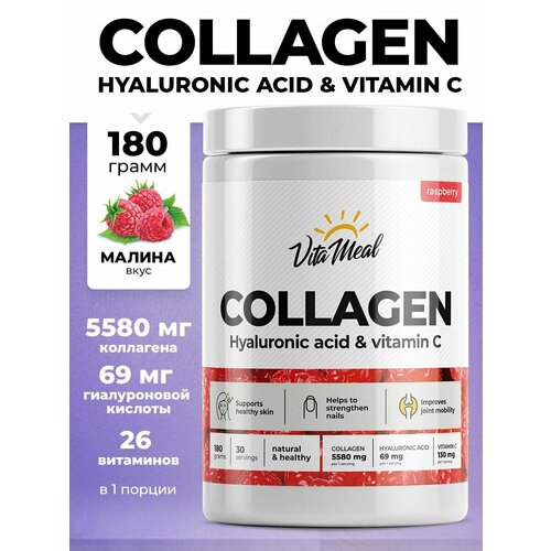           VitaMeal Collagen Hyaluronic acid + Vitamin C, 180 ,    -     -,    