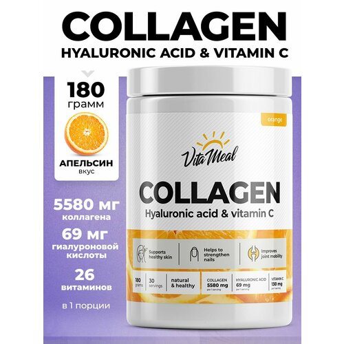           VitaMeal Collagen Hyaluronic acid + Vitamin C, 180 ,    -     -,    