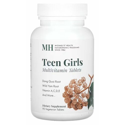   Michael's Naturopathic, Teen Girls Multi Vitamin,   -,   , 90     -     -,    