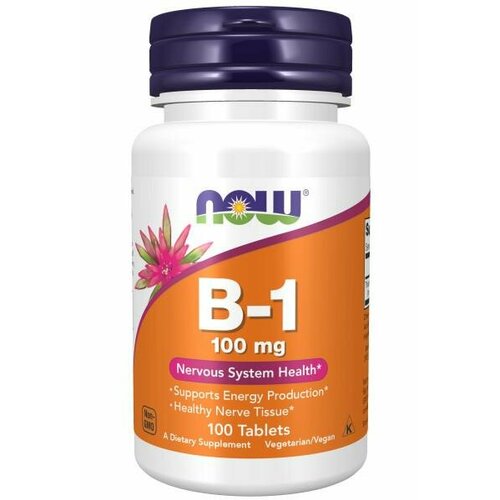   NOW  -1 100  Vitamin B1, 100    -     -,    