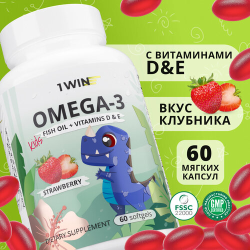     3  1WIN Omega-3   ,    3 (D)  ,   , 60    -     -,    