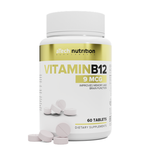    B 12, () 9  aTech nutrition 60    -     -,    