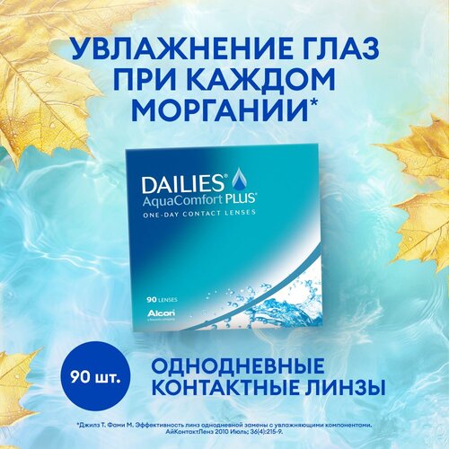     Alcon Dailies AquaComfort PLUS, 90 ., R 8,7, D -1   -     -,    