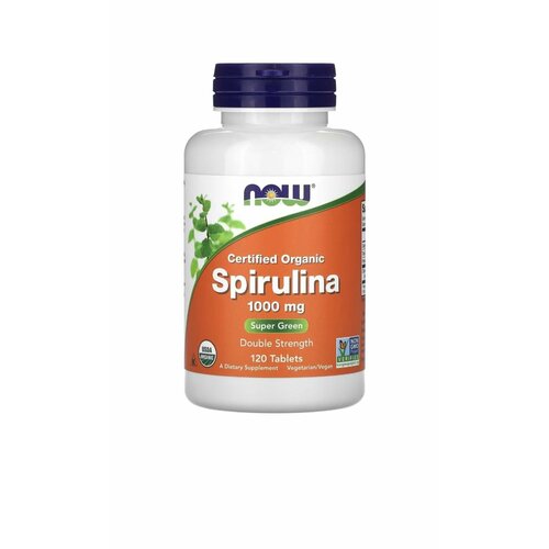      NOW Spirulina Double Strength 1000 mg 120    -     -,    