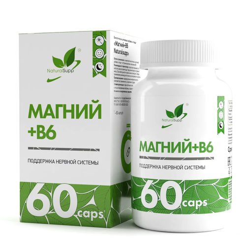   Magnesium + B6, ., 193 +6 , 100 , 60 .   -     -,    