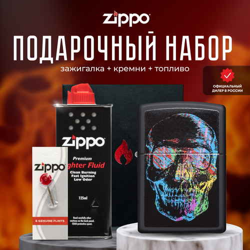    ZIPPO   (   Zippo 28042 Colorful Skull +  +  125  )   -     -,    