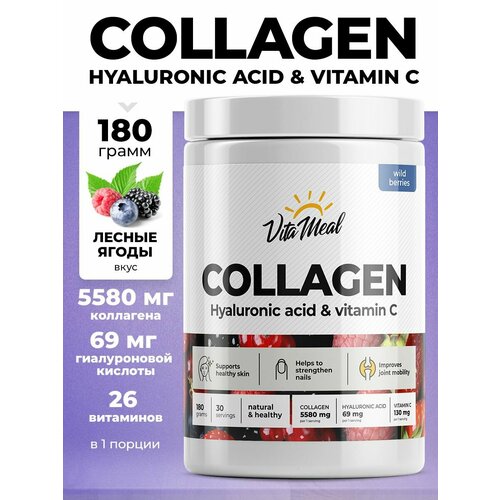           VitaMeal Collagen Hyaluronic acid + Vitamin C, 180 ,     -     -,    