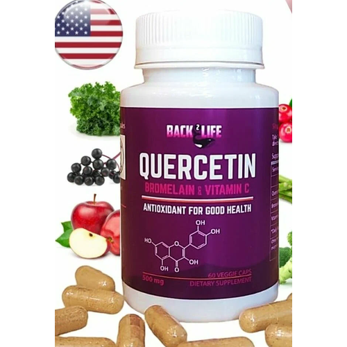      Quercetin with Bromelain, 60    -     -,    