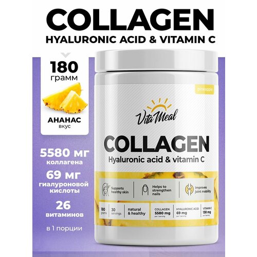           VitaMeal Collagen Hyaluronic acid + Vitamin C, 180 ,    -     -,    