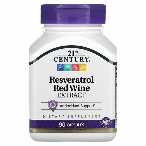   21st Century Resveratrol Red Wine  (  ) 90    -     -,    