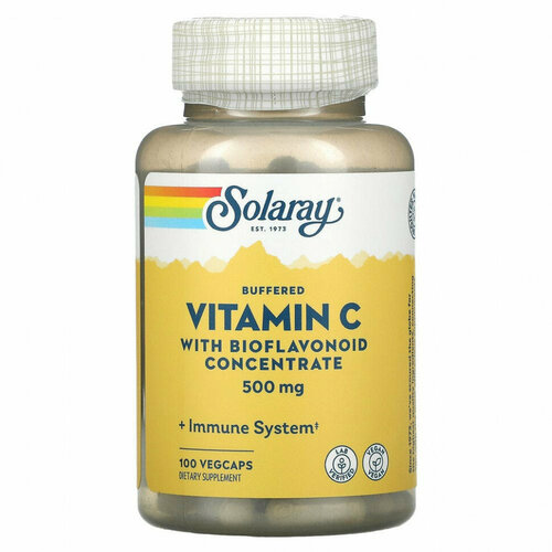   Buffered Vitamin C with Bioflavonoid concentrate ( ) 500  100  (Solaray)   -     -,    