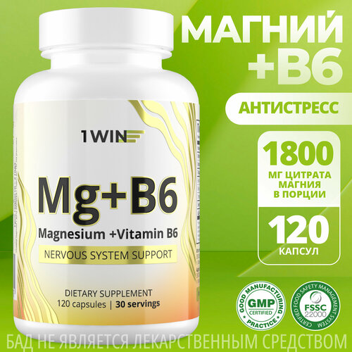 1WIN     6 ( 6),       , Magnesium Citrate, 120 ,  