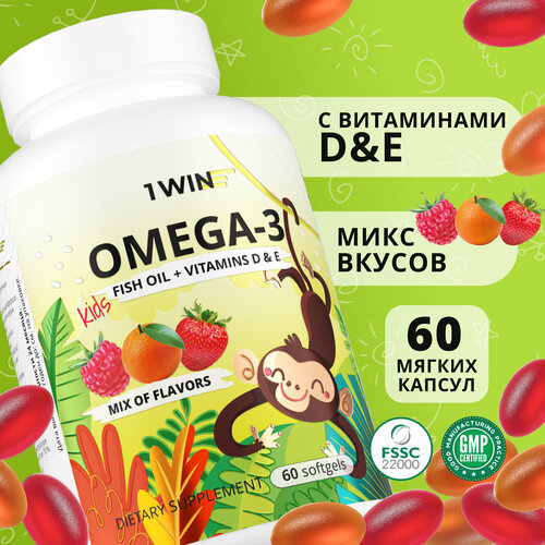     3  1WIN Omega-3   ,    3 (D)  ,  : , , , 60    -     -,    