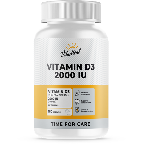    3 VitaMeal Vitamin D3 2000 IU, 180    -     -,    