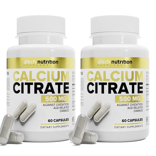     CALCIUME CITRATE aTech nutrition 60 + 60    -     -,    