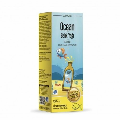   ORZAX OCEAN FISH OIL SYRUP 150 ML;       150    -     -,    