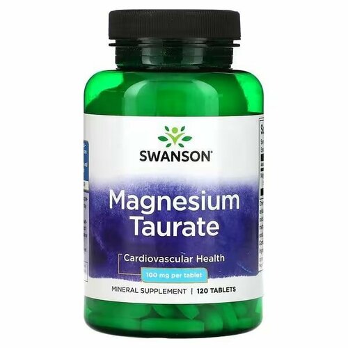   Swanson Magnesium Taurate, 100 , 120    -     -,    