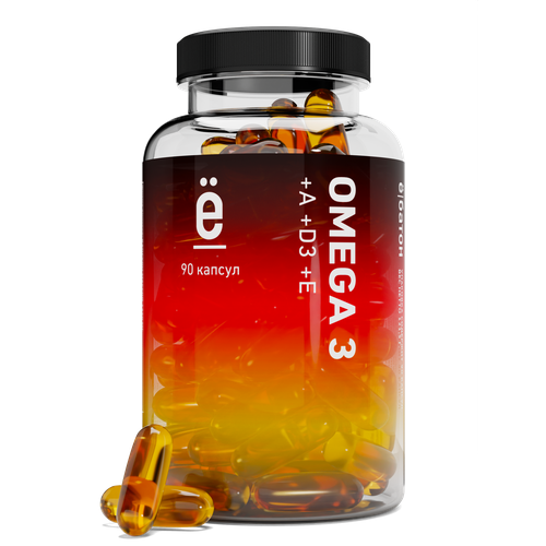   OMEGA-3 + VITAMIN A D E 1350 , /, 90    -     -,    